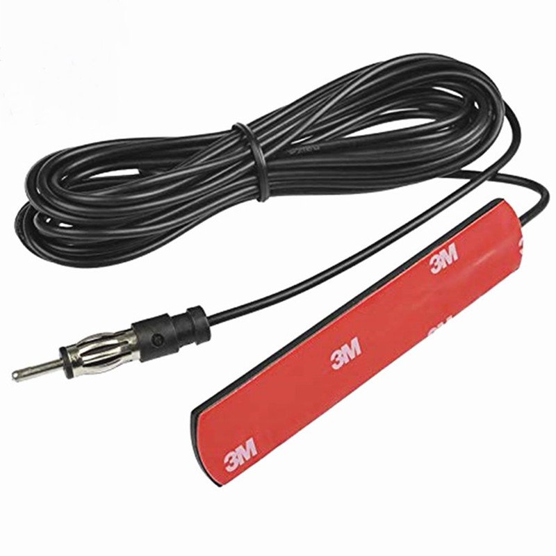 Universal Car Stereo AM FM Dipole Antenna Adhesive Mount Fakra B White Antenna for Car Audio Dab Antenna